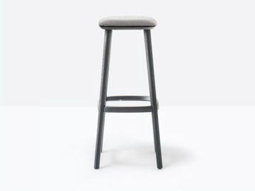 BABILA 2706/A - High ash stool with footrest by Pedrali