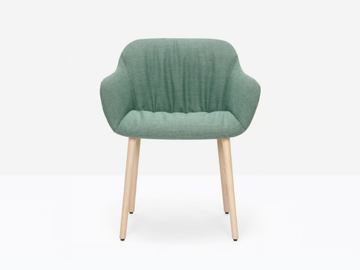 BABILA XL 2753R - Fabric chair with removable cover by Pedrali