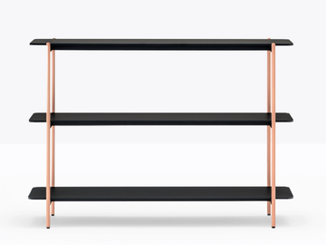 BLUME SYSTEM 129x32 - Open Fenix-NTM® bookcase by Pedrali