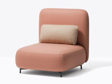 BUDDY 212S - Fabric lobby chair by Pedrali
