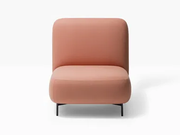BUDDY 213S - Fabric lobby chair by Pedrali