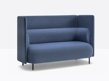 BUDDYHUB BDH002/100 - 2 seater fabric sofa by Pedrali