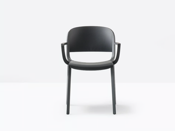 DOME 265 - Polypropylene chair with armrests by Pedrali