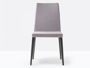 DRESS 531 - Upholstered oak chair by Pedrali