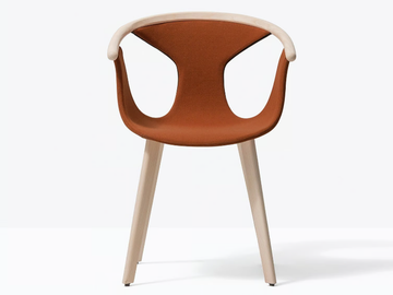 FOX 3723 - Ash chair with armrests by Pedrali