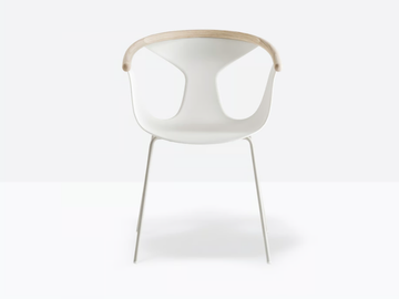 FOX 3726 - Polypropylene chair with armrests by Pedrali