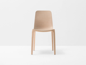 FRIDA 752 - Solid wood chair by Pedrali