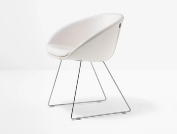 GLISS 1020 - Sled base upholstered chair by Pedrali