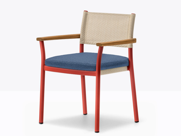 GUINEA - Aluminium garden chair by Pedrali