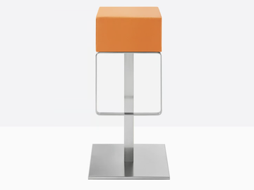 HX 4445G - Swivel high stool with footrest by Pedrali