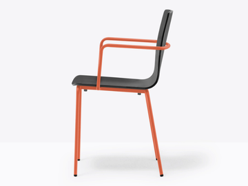 INGA 5604 - Stackable technopolymer chair with armrests by Pedrali