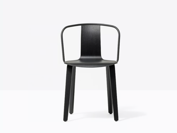 JAMAICA 2910 - Wooden chair with armrests by Pedrali