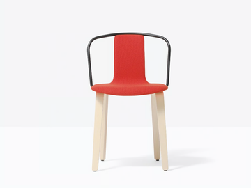JAMAICA 2911 - Fabric chair with armrests by Pedrali
