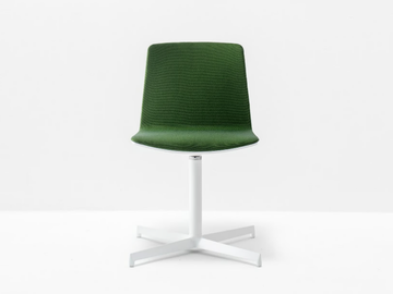 NOA 727/2 - Swivel upholstered with 4-spoke base chair by Pedrali
