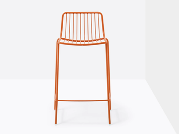 NOLITA 3657 - High garden stool with footrest by Pedrali