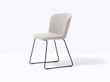 NYM SOFT 2852 - Sled base upholstered fabric chair by Pedrali