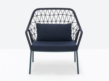 PANAREA 3679 - Polypropylene garden armchair with armrests by Pedrali