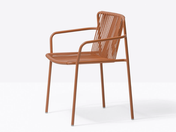 TRIBECA 3665 - Powder coated steel garden chair by Pedrali