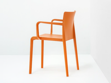 VOLT 675 - Polypropylene chair with armrests by Pedrali