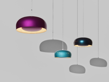 BRUSH - Aluminium pendant lamp by Petite Friture