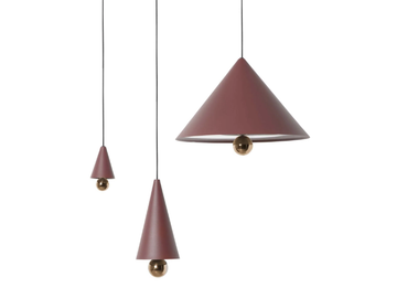 CHERRY - LED aluminium pendant lamp with dimmer by Petite Friture