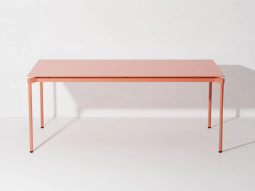 FROMME - Rectangular powder coated aluminium table by Petite Friture