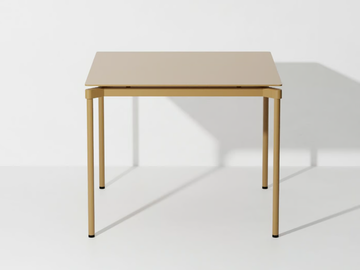 FROMME - Square powder coated aluminium table by Petite Friture