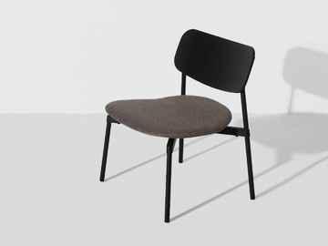 FROMME - Stackable armchair with fabric seat by Petite Friture