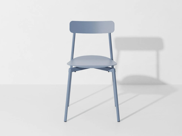 FROMME - Stackable powder coated aluminium chair by Petite Friture