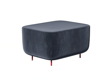 HOFF - Upholstered rectangular fabric pouf by Petite Friture