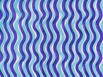 LES CRAFTIES GAUFRETTE - Striped nonwoven wallpaper by Petite Friture