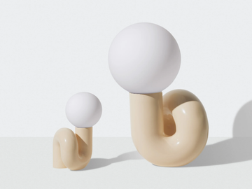 NEOTENIC - Ceramic and glass table lamp by Petite Friture