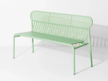 WEEK-END - Powder coated aluminium garden bench by Petite Friture