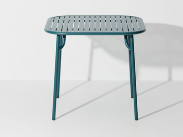 WEEK-END - Square powder coated aluminium garden table by Petite Friture