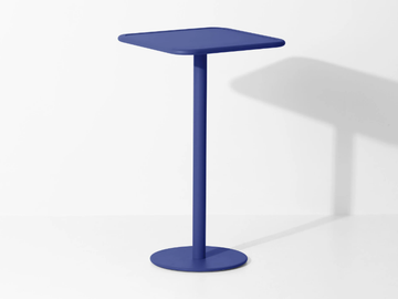 WEEK-END - Square powder coated aluminium high table by Petite Friture