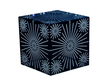 BALÙ - With light square steel pouf by PF Stile