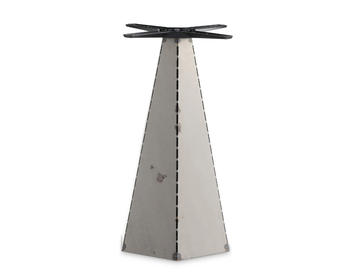 BLADE RUNNER ZINC - Plate table base by PF Stile