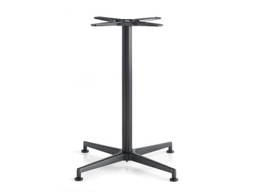 VISION - Aluminium table base with 4-spoke base by PF Stile