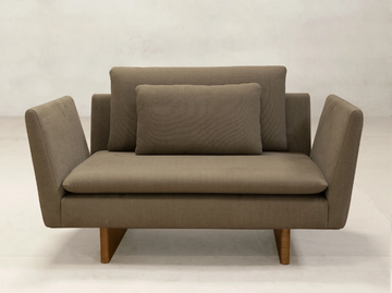 X + L 05 - Fabric armchair with armrests by Phantom Hands