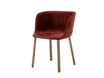 ESSE - Fabric chair with armrests by PIANCA