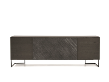 GRAFICA - Wooden sideboard with doors by PIANCA