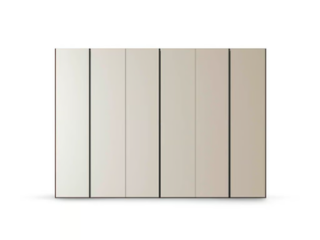 NASTRO - Lacquered wardrobe with sliding doors by PIANCA