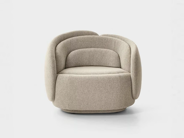 PEONIA - Fabric armchair by PIANCA
