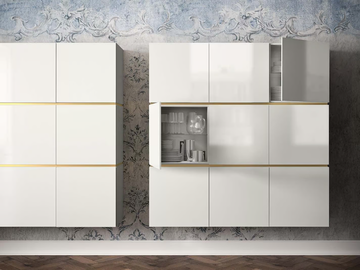 PEOPLE P204 - Suspended highboard by PIANCA