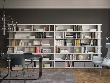SPAZIOTECA SP028 - Open bookcase by PIANCA