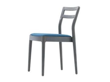 GIO 01 C1 - Solid wood chair with integrated cushion by PIANI