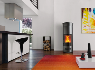 E 929 T - Wood-burning stove by Piazzetta