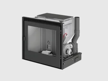 IP 9 CAST IRON DOOR - Pellet Fireplace insert Class A+ by Piazzetta