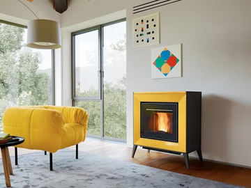 LINE - Pellet stove by Piazzetta