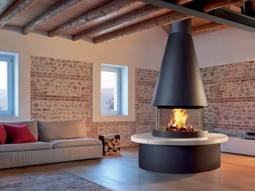 MARVIK - Faïence Fireplace Mantel by Piazzetta